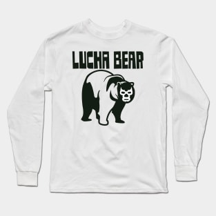 Lucha Bear # 2 Long Sleeve T-Shirt